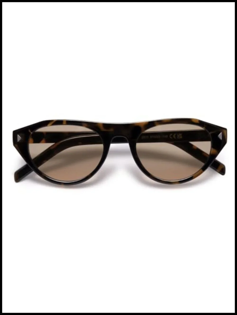 Retro Cat Eye Sunglasses UV400 Protection Narrow Oval Vintage Style